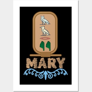 MARY-American names in hieroglyphic letters,  a Khartouch Posters and Art